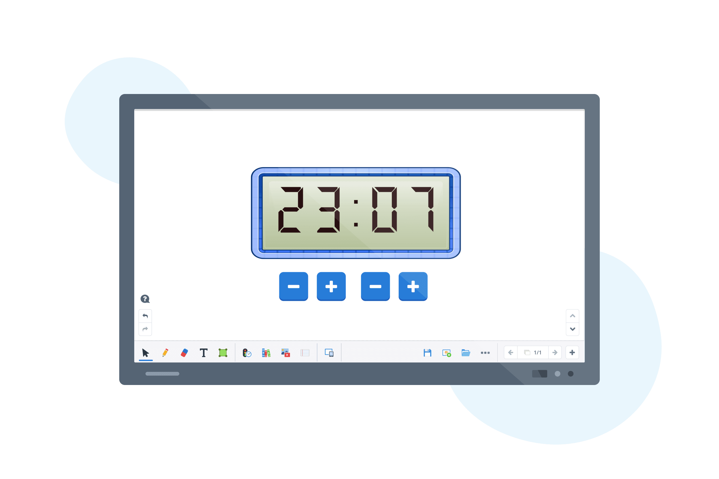 adjustable digital clock