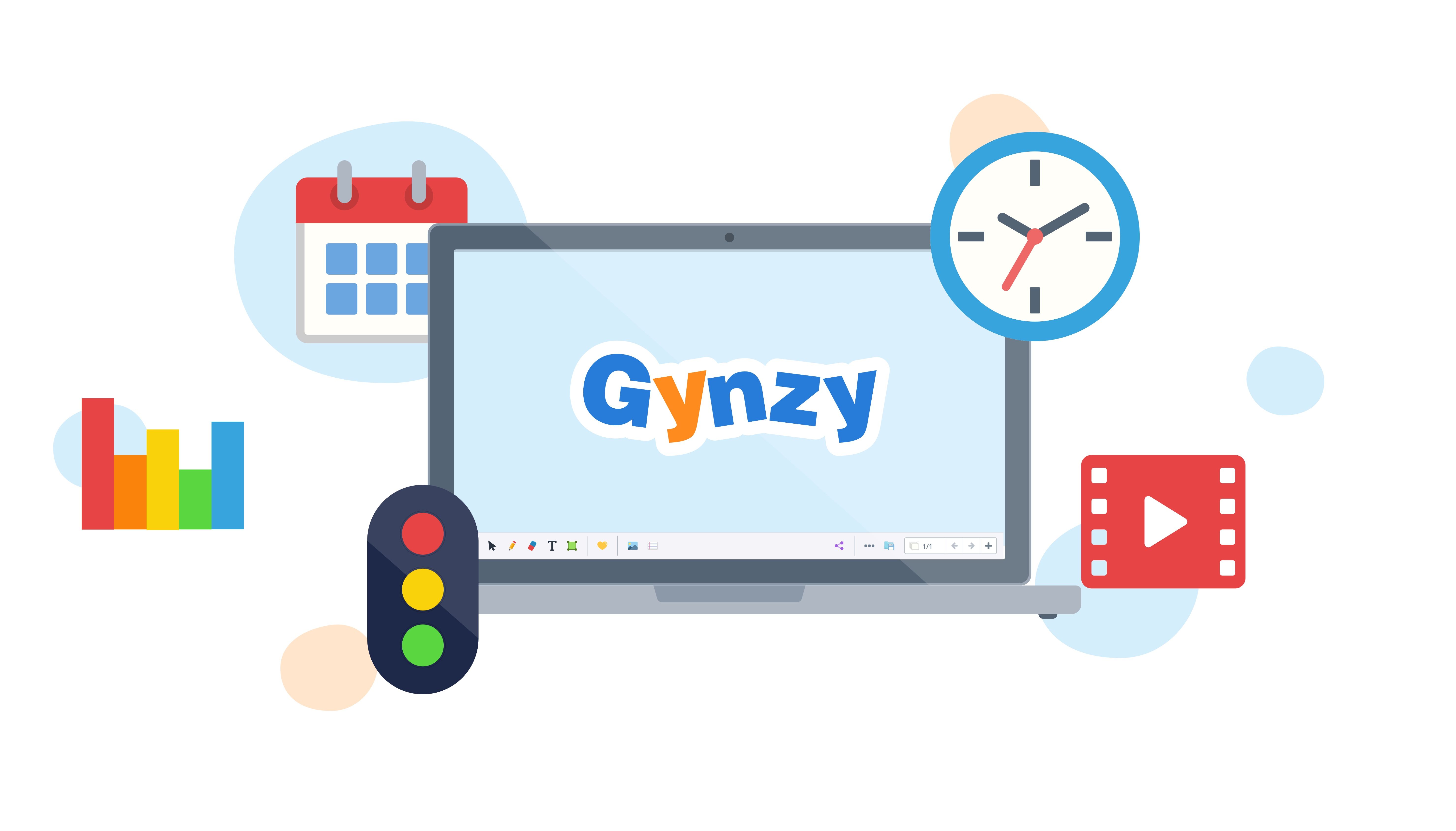 gynzy laptop with functionalities