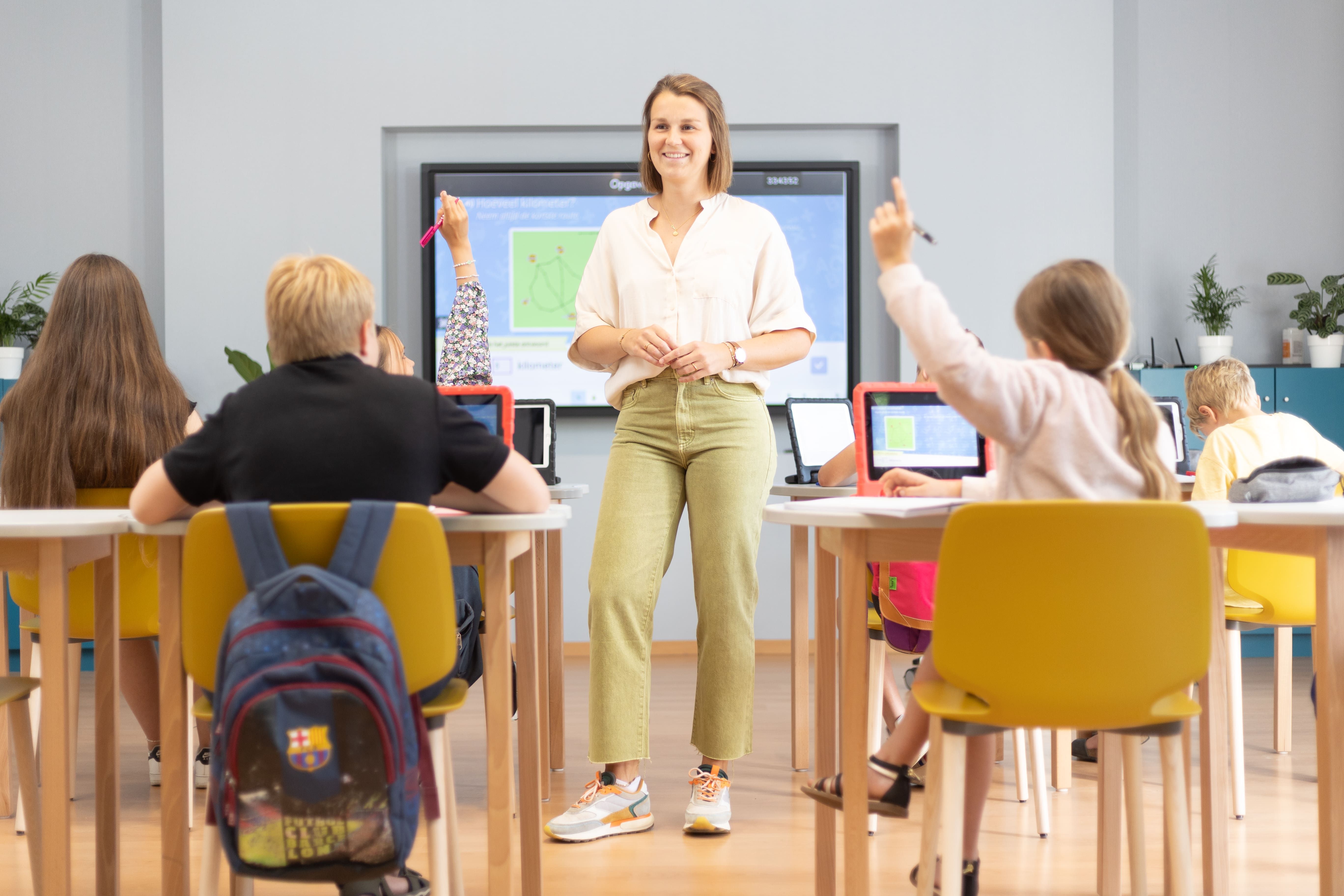 Leerkracht voor de klas