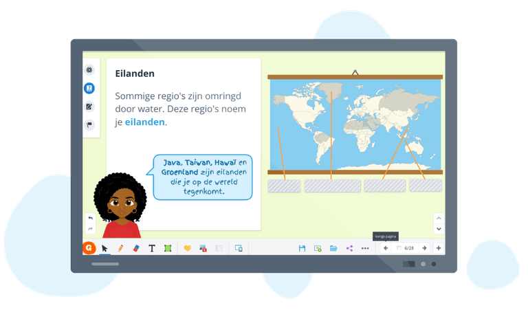 Topografie met Gynzy | Gynzy