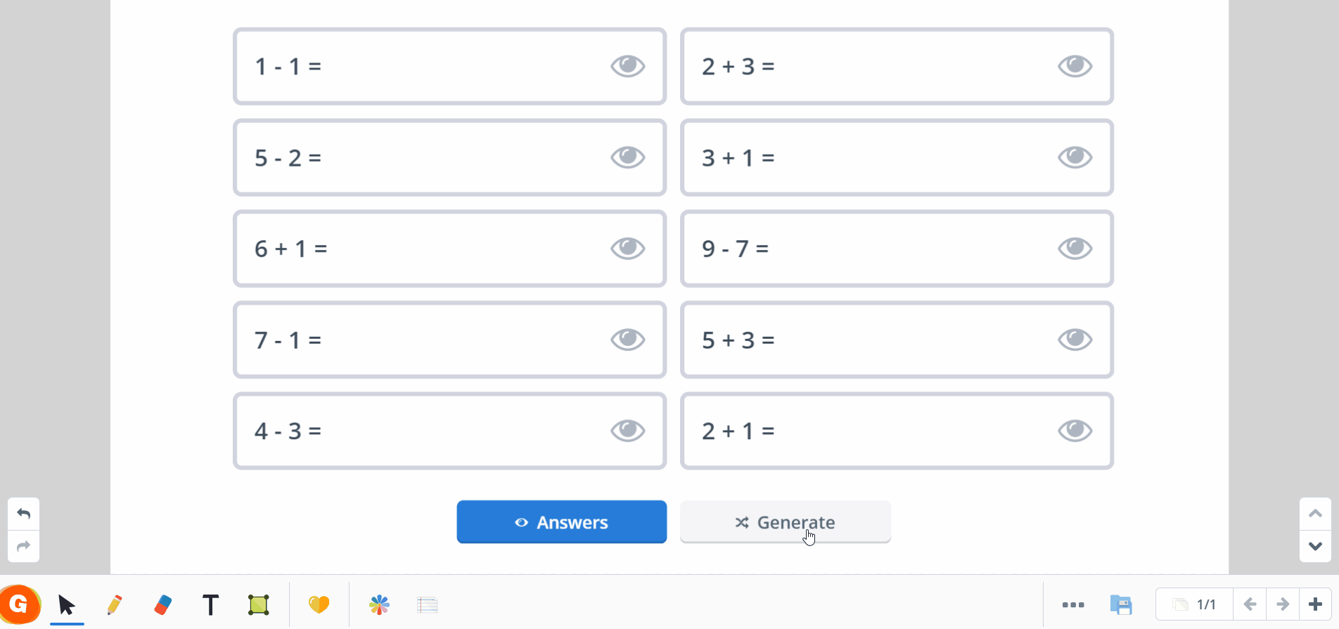 maths homework generator