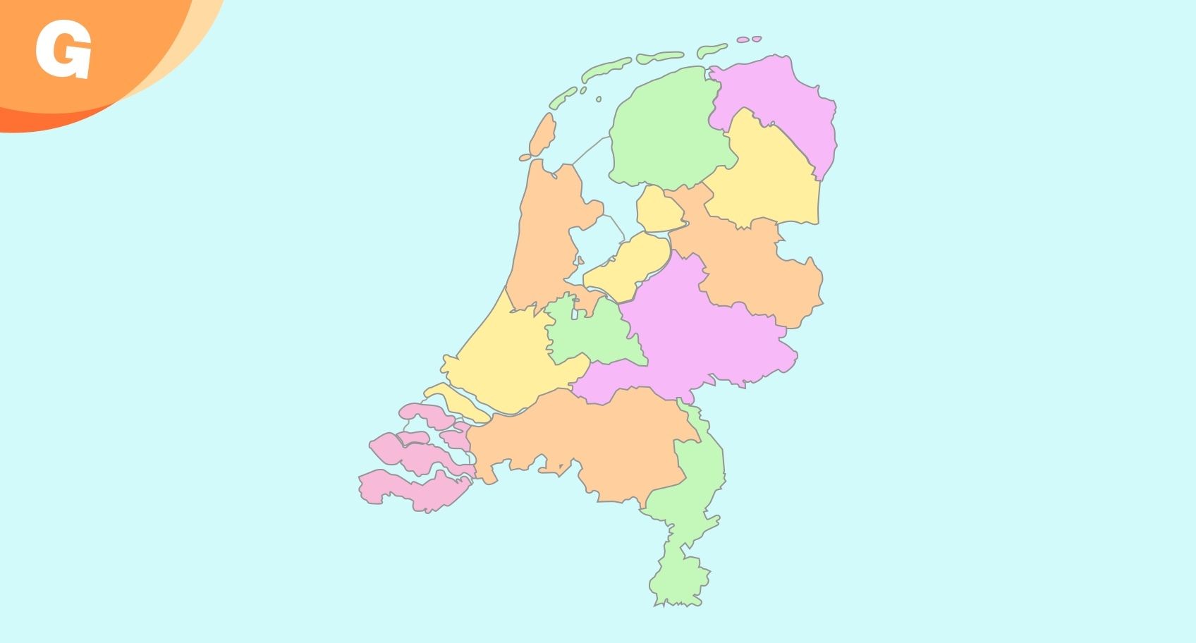 Topografie Nederland blog header