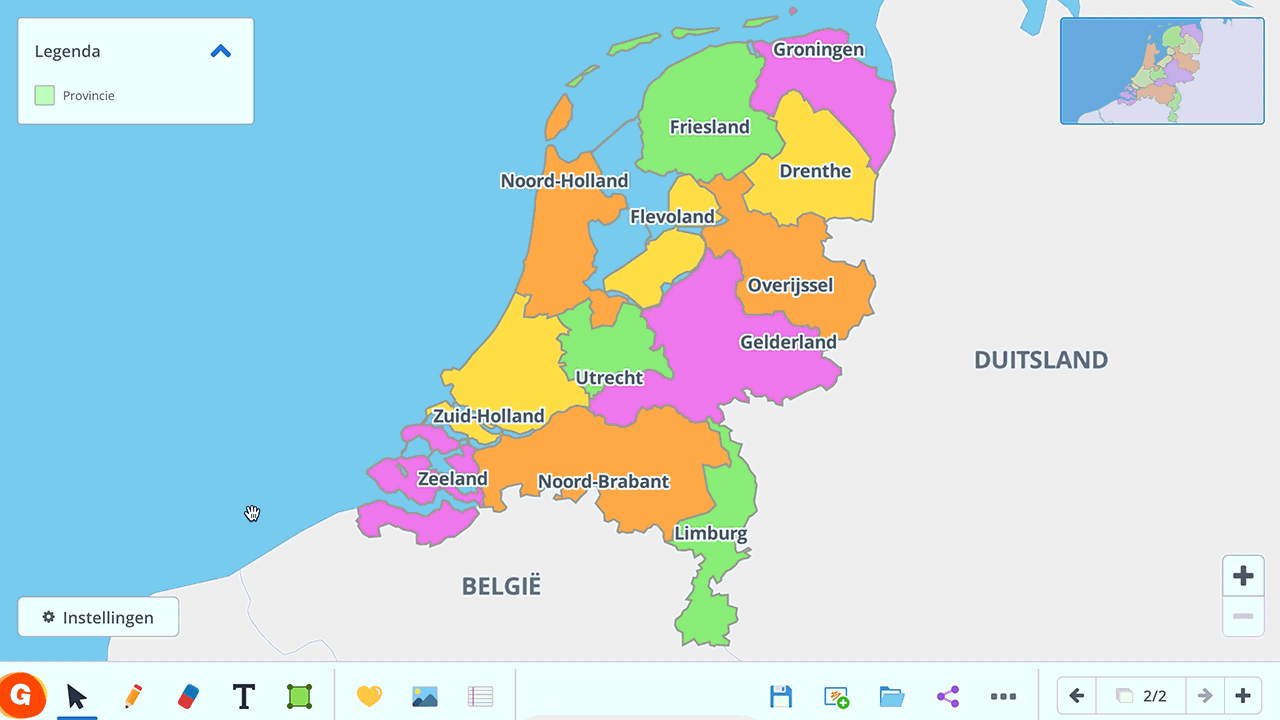 Kaart van Nederland settings gif Kaart van Nederland settings gif