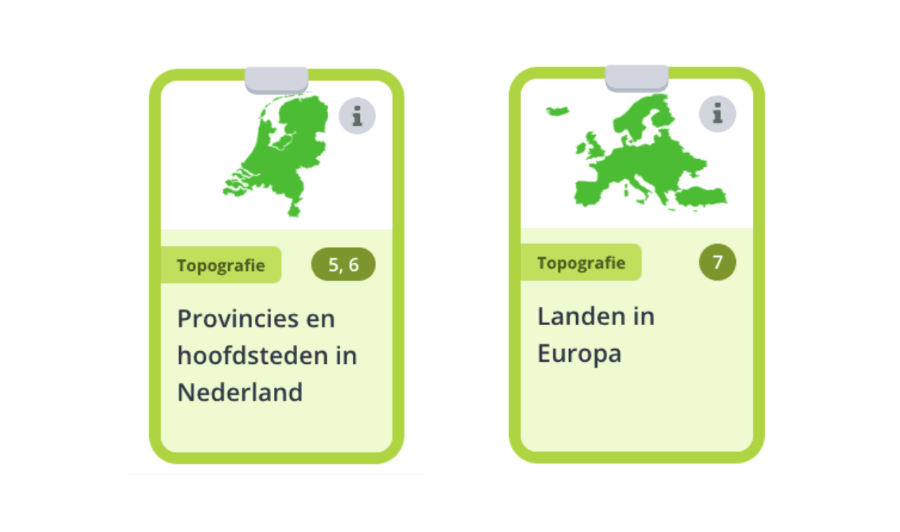 Kant-en-klare bundels topografie