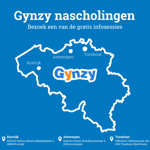 Gynzy nascholingen kaart